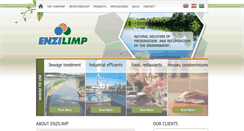 Desktop Screenshot of enzilimp.com.br