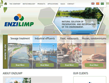 Tablet Screenshot of enzilimp.com.br